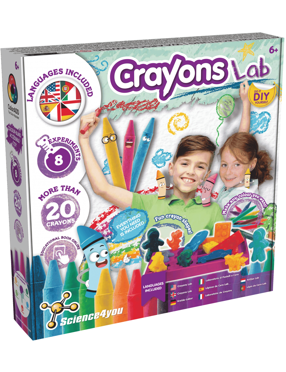 Joc Educativ Laboratorul de Creioane cerate | 6 Ani+